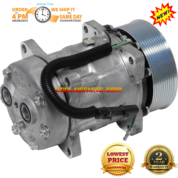 PTAC54309 NEW AC COMPRESSOR FLX7 SANDEN 4309 PV10 24V RF999991318